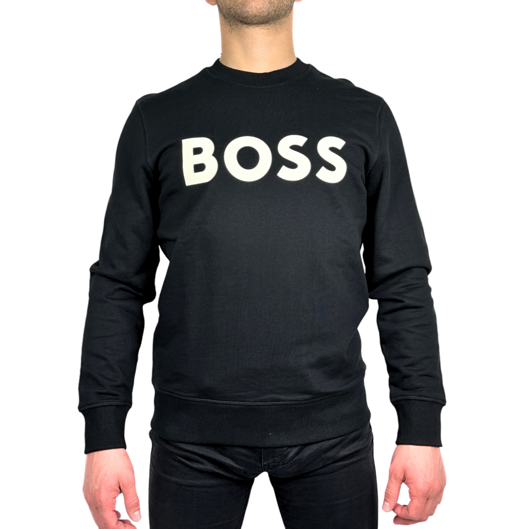 BOSS Men s Black Stadler 192 Sweatshirt