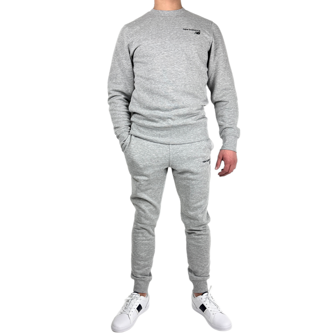 Mens grey tracksuit set on sale