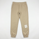 Beige joggers front flat-lay