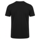 Black T-shirt ghost-mannequin back