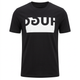 Black T-shirt ghost-mannequin front