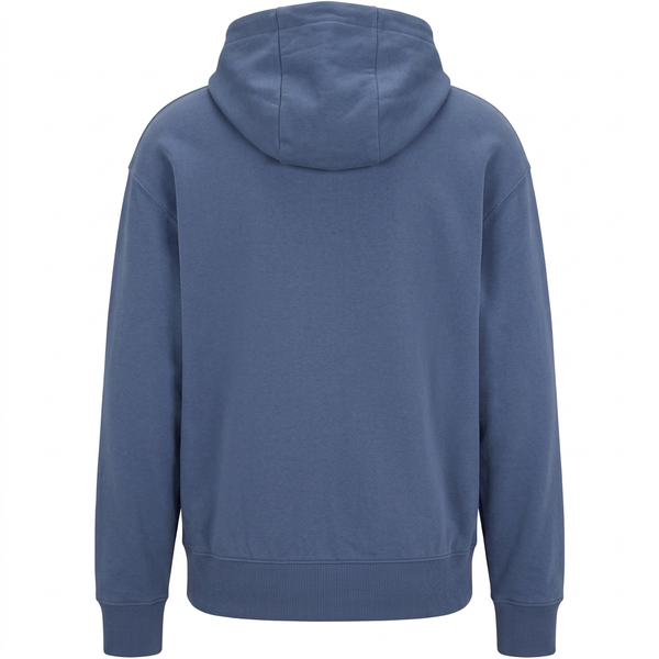 Blue BOSS hoodie ghost-mannequin back