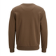 Brown sweatshirt ghost-mannequin back