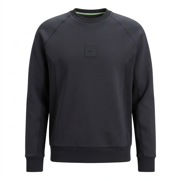 Dark sweatshirt ghost-mannequin front