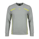 Grey and neon-yellow BOSS top ghost-mannequin front