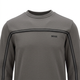 Grey BOSS sweatshirt chest close-up
