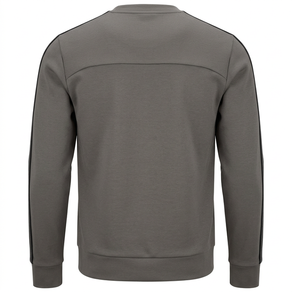Grey BOSS sweatshirt ghost-mannequin back