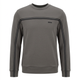 Grey BOSS sweatshirt ghost-mannequin front