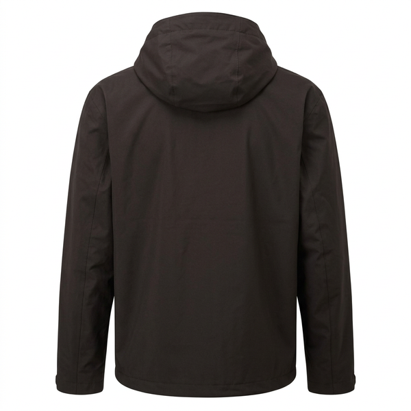 Hooded jacket ghost-mannequin back