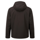 Hooded jacket ghost-mannequin back