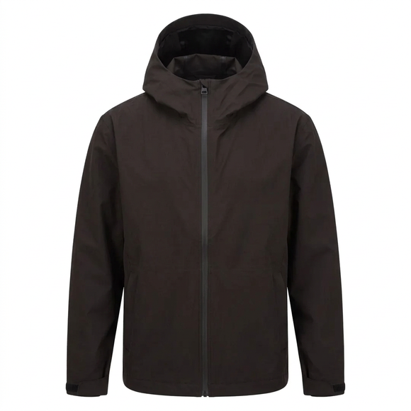 Hooded jacket ghost-mannequin front