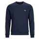 Navy Lacoste sweatshirt ghost-mannequin front