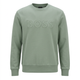 Sage-green BOSS sweatshirt front